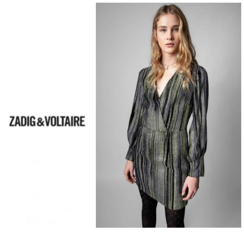 NEW! Zadig and Voltaire «Rain Glitter» dress✨